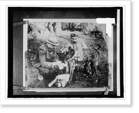 Historic Framed Print, Red Cross dog,  17-7/8" x 21-7/8"