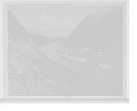 Historic Framed Print, Culebra Cut, looking north between the two highest hills, Panama Canal,  17-7/8" x 21-7/8"