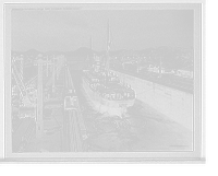 Historic Framed Print, Miraflores Locks, east chamber, Panama Canal,  17-7/8" x 21-7/8"