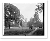 Historic Framed Print, Episcopal Theological Seminary, Seminary, Va. - 3,  17-7/8" x 21-7/8"