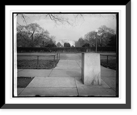 White House Washington, D.C. & Zero Mile Stone, Vintage Wall Art