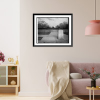 White House Washington, D.C. & Zero Mile Stone, Vintage Wall Art