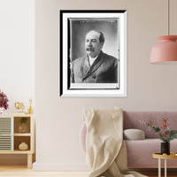 Historic Framed Print, S.R. Van Sant, portrait bust,  17-7/8" x 21-7/8"