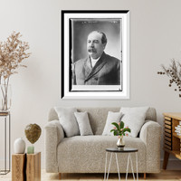 Historic Framed Print, S.R. Van Sant, portrait bust,  17-7/8" x 21-7/8"