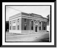 Historic Framed Print, First National Bank of So. Md. Marlborough,  17-7/8" x 21-7/8"
