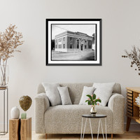 Historic Framed Print, First National Bank of So. Md. Marlborough,  17-7/8" x 21-7/8"