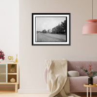 Historic Framed Print, Harry Wardman Co., old house, Water & M, S.W., [Washington, D.C.],  17-7/8" x 21-7/8"