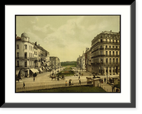 Historic Framed Print, Avenue Leopold Ostend Belgium,  17-7/8" x 21-7/8"