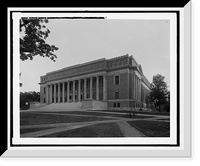 Historic Framed Print, Harry E. Widener Library, Harvard University, Cambridge, Mass.,  17-7/8" x 21-7/8"
