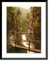 Historic Framed Print, Berchtesgaden Upper Bavaria Germany,  17-7/8" x 21-7/8"