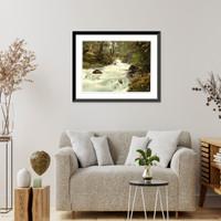Historic Framed Print, The Birks o Aberfeldy Aberfeldy Scotland,  17-7/8" x 21-7/8"