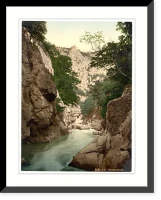 Antique Photochrom - Bodekessel Hartz Germany - Vintage Wall Art Gift