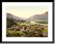 Historic Framed Print, Brixlegg Tyrol Austro-Hungary,  17-7/8" x 21-7/8"