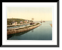 Historic Framed Print, Bude the lock Cornwall England,  17-7/8" x 21-7/8"