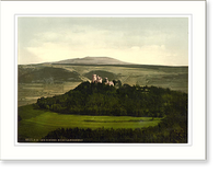 Historic Framed Print, Castle of Landsberg Meiningen Thuringia Germany,  17-7/8" x 21-7/8"