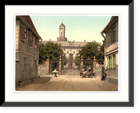Historic Framed Print, The castle Homburg (i.e. Bad Homburg vor der H&ouml;he) Hesse-Nassau Germany,  17-7/8" x 21-7/8"