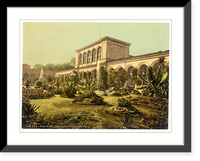 Historic Framed Print, The Conversationsgebaude Bad Kissengen (i.e. Bad Kissingen) Bavaria Germany,  17-7/8" x 21-7/8"