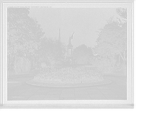 Historic Framed Print, Eutaw Place and Key Monument, Baltimore, Md.,  17-7/8" x 21-7/8"