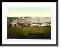 Historic Framed Print, Falmouth Cornwall England,  17-7/8" x 21-7/8"