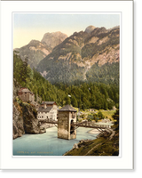 Historic Framed Print, Finstermunz (Old) I Tyrol Austro-Hungary,  17-7/8" x 21-7/8"