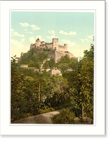 Historic Framed Print, Fortress High-Salzburg (i.e. Hohensalzburg) Salzburg Austro-Hungary,  17-7/8" x 21-7/8"