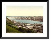 Historic Framed Print, From Northwest. Waterford. Co. Waterford Ireland,  17-7/8" x 21-7/8"