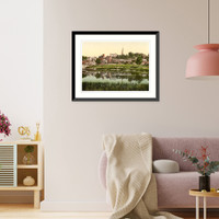Historic Framed Print, From the river II. Ross-on-Wye England,  17-7/8" x 21-7/8"