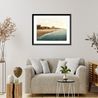 Historic Framed Print, General view I. Wyk on Fohr Schleswig-Holstein Germany,  17-7/8" x 21-7/8"