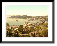 Historic Framed Print, General view Oban Scotland,  17-7/8" x 21-7/8"