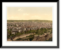 Historic Framed Print, General view Stuttgart Wurtemburg Germany,  17-7/8" x 21-7/8"