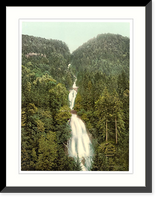 Historic Framed Print, Giessbach Cascade Bernese Oberland Switzerland,  17-7/8" x 21-7/8"