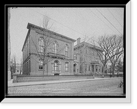 Historic Framed Print, The Essex Institute, historical museum and picture gallery, Salem, Mass.,  17-7/8" x 21-7/8"