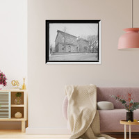 Historic Framed Print, The Essex Institute, historical museum and picture gallery, Salem, Mass.,  17-7/8" x 21-7/8"