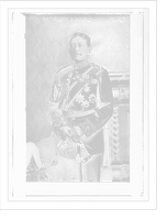 Gen. Van der Goltz, in uniform, Antique Print