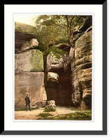 Historic Framed Print, The High Rocks II. Tunbridge Wells England,  17-7/8" x 21-7/8"