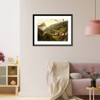 Historic Framed Print, Hunters Inn Lynton and Lynmouth England,  17-7/8" x 21-7/8" Historic Framed Print, Hunters Inn Lynton and Lynmouth England,  17-7/8" x 21-7/8"