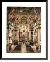 Historic Framed Print, Interior Scalzi Venice Italy - 2,  17-7/8" x 21-7/8"