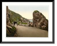 Historic Framed Print, Kennedys Pass Girvan Scotland,  17-7/8" x 21-7/8"