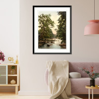 Historic Framed Print, Kirkby Stephen Stenkreth Lake District England,  17-7/8" x 21-7/8"