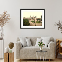 Historic Framed Print, Kurhaus Zoppot East Prussia Germany (i.e. Sopot Poland),  17-7/8" x 21-7/8"