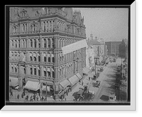 Historic Framed Print, [Lafayette Square & Main Street, Buffalo, N.Y.],  17-7/8" x 21-7/8"