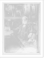 Historic Framed Print, J.N. Adam, seated at desk,  17-7/8" x 21-7/8"