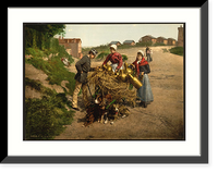 Historic Framed Print, Milksellers Brussels Belgium - 5,  17-7/8" x 21-7/8"