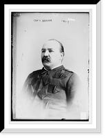 Capt. Bernier, portrait bust, Historic Print