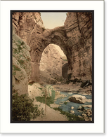 Historic Framed Print, The natural arch Constantine Algeria,  17-7/8" x 21-7/8"