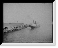 Historic Framed Print, [Str. Arapahoe, Clyde Line, docks, Jacksonville, Fla.] - 2,  17-7/8" x 21-7/8"