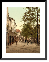 Historic Framed Print, The Pantiles looking North Tunbridge Wells England,  17-7/8" x 21-7/8"