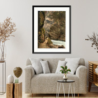 Historic Framed Print, Partenachklamm I Upper Bavaria Germany,  17-7/8" x 21-7/8"