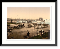 Historic Framed Print, The pier Lowestoft England,  17-7/8" x 21-7/8"