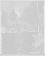 Historic Framed Print, [Sunrise or moonlight on the Miami River, Miami, Fla.],  17-7/8" x 21-7/8"